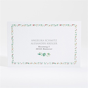 Antwortkarte Hochzeit Girlande - vue 2