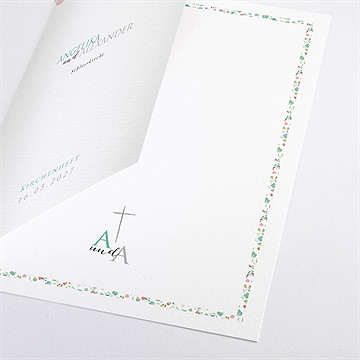 Kirchenheft Hochzeit girlande - vue 2