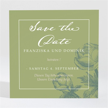 Save the Date Karte Englischer garten