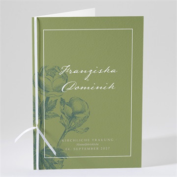 Kirchenheft Hochzeit Englischer garten