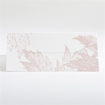 Tischkarte Hochzeit Englischer Garten - Tischkarte Rückseite