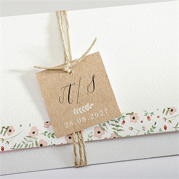 Hochzeitseinladung Blumenwiese - vue 2