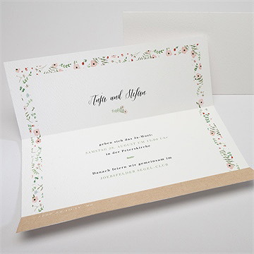 Hochzeitseinladung Blumenwiese - vue 3