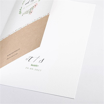 Kirchenheft Hochzeit blumenwiese - vue 2