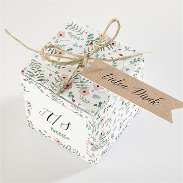 Geschenkbox Hochzeit Blumenwiese - vue 3