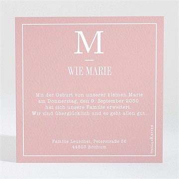 Geburtskarte das kleine wunder - Vue 2