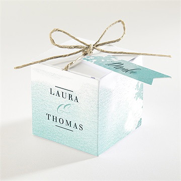 Geschenkbox Hochzeit Wald Aquarell