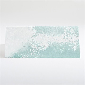 Tischkarte Hochzeit wald aquarell - Tischkarte Rückseite