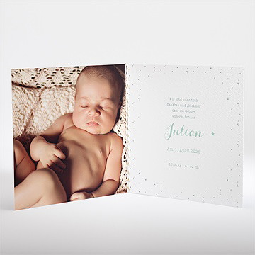 Geburtskarte Sternenrausch - Vue 2