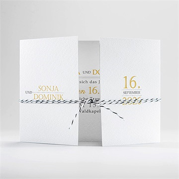 Hochzeitseinladung Der Goldene Tag