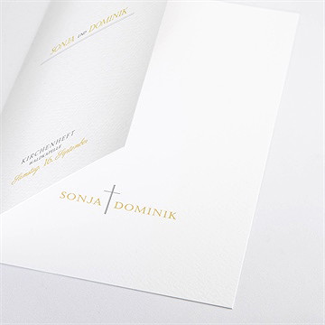 Kirchenheft Hochzeit der goldene tag - Vue 2