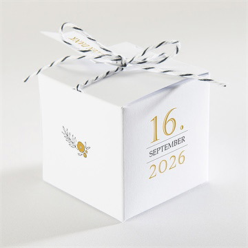 Geschenkbox Hochzeit der goldene tag - Sicht 2