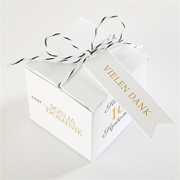 Geschenkbox Hochzeit der goldene tag - vue 3