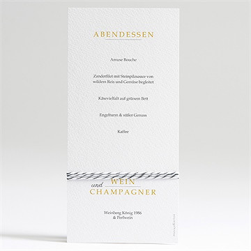 Menükarte Hochzeit Der Goldene Tag - Vue 2