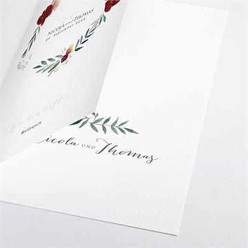 Kirchenheft Hochzeit mohnblumen - vue 2