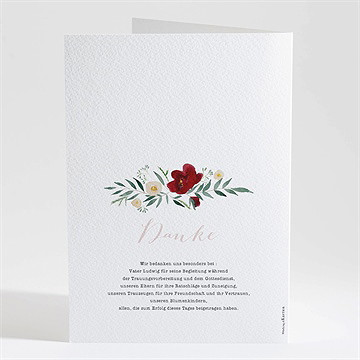 Kirchenheft Hochzeit mohnblumen - Vue 4