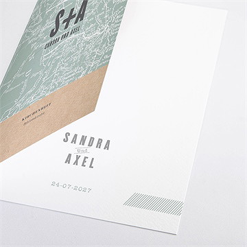 Kirchenheft Hochzeit flugticket - vue 2