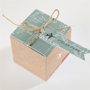 Geschenkbox Hochzeit flugticket - vue 3