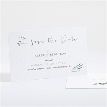 Save the Date Karte olivenzweig