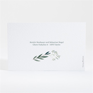 Save The Date Karte Olivenzweig - vue 2