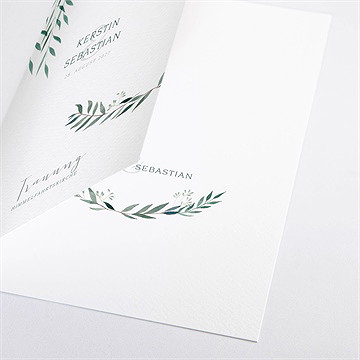 Kirchenheft Hochzeit olivenzweig - vue 2