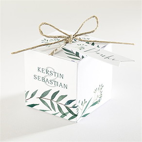 Geschenkbox Hochzeit olivenzweig