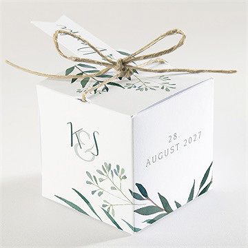 Geschenkbox Hochzeit olivenzweig - vue 2