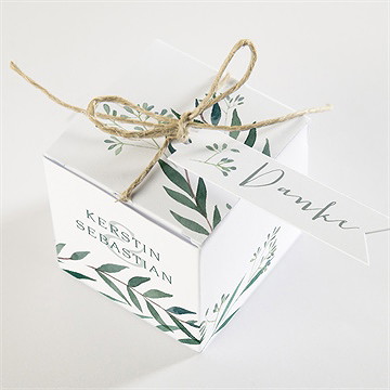 Geschenkbox Hochzeit olivenzweig - vue 3