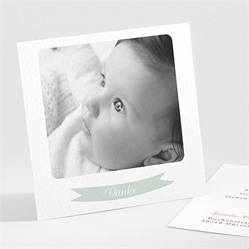 Dankeskarte Geburt Fuchsfamilie