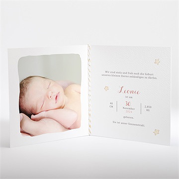 Geburtskarte Sternenfischer - Vue 2