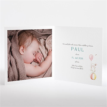 Geburtskarte Die Musikanten - Vue 2