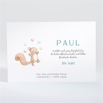 Dankeskarte Geburt Die Musikanten - Vue 2