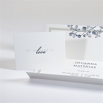 Hochzeitseinladung blühender zweig - vue 3