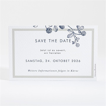 Save the Date Karte blühender zweig - Vue 2