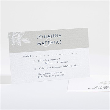 Antwortkarte Hochzeit Blühender Zweig