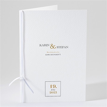 Kirchenheft Hochzeit eng verbunden