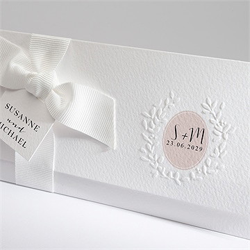 Hochzeitseinladung reine eleganz - Sicht 2