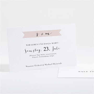 Save the Date Karte reine eleganz