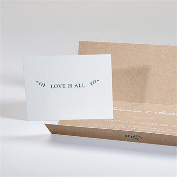 Hochzeitseinladung Wintergrün - vue 3