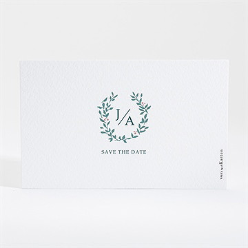 Save The Date Karte Wintergrün - vue 2
