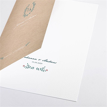 Kirchenheft Hochzeit wintergrün - Vue 2