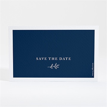 Save The Date Karte Schick In Blau - vue 2