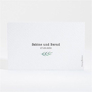 Save The Date Karte Zarte Blätterranke - Vue 2