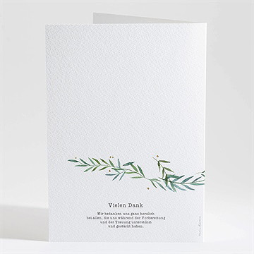 Kirchenheft Hochzeit zarte blätterranke - vue 4