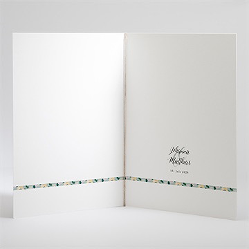 Kirchenheft Hochzeit floraler rahmen - Vue 2