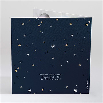 Geburtskarte Unter Den Sternen - vue 3