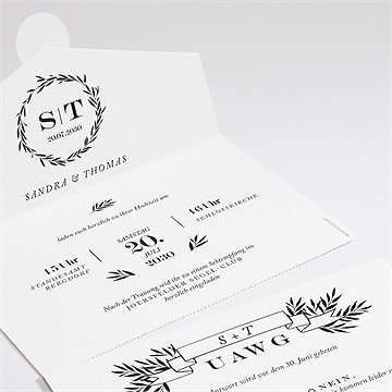 Hochzeitseinladung Retro Chic - Vue 2