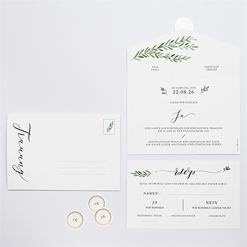 Hochzeitseinladung feiner lorbeer - vue 3