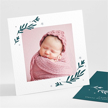 Geburtskarte Grüner Zweig