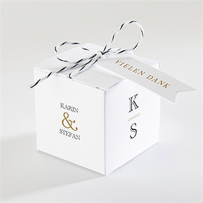 Geschenkbox Hochzeit eng verbunden